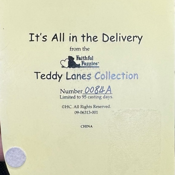 Teddy Lanes Collection Figure Faithful Fuzzies ALL In Delivery Bowling Bowl Cute - Picture 9 of 9